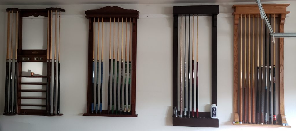 assorted wall racks